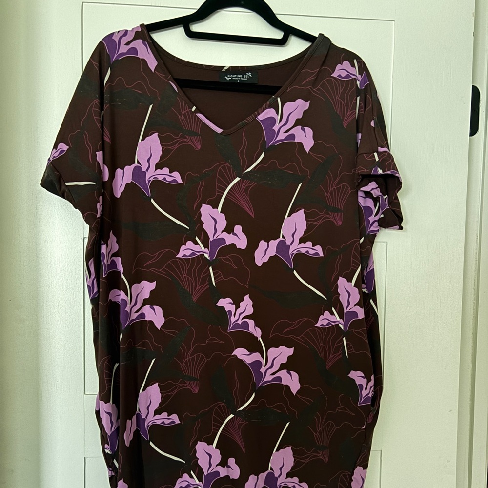 Fighting Eel Dress Jeannie in Java Iris